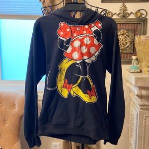 Authentic Disney Girls Hoodie with Mickey Ears on Hood